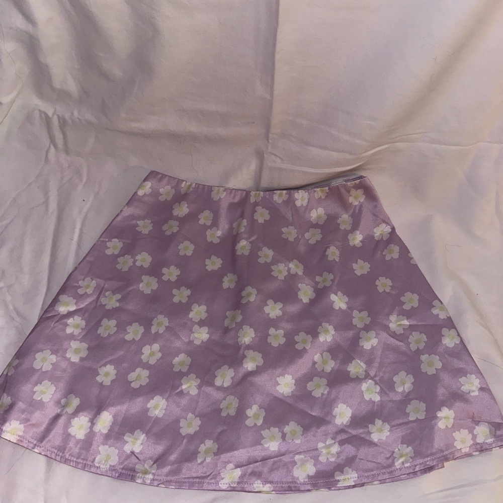Princess Polly Lavender Floral Mini Skirt